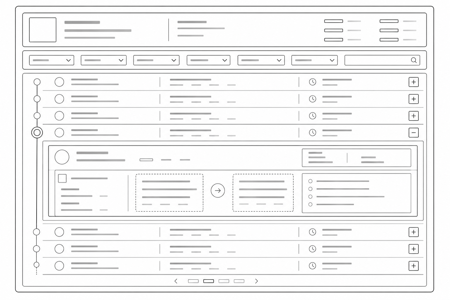 Low-fidelity activity and audit trail workflow
